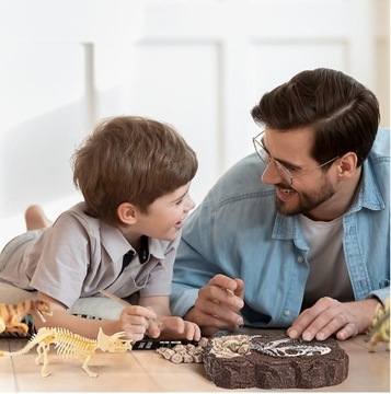 ДИПЛОДОК СВЕТЯЩИЙСЯ ДИНОЗАВР - РАСКОПКИ 3D игрушка