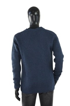 PEPE JEANS GRANATOWY SWETER GUZIKI (M)