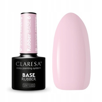 CLARESA RUBBER BASE nr 6 Baza kauczukowa 5 ml