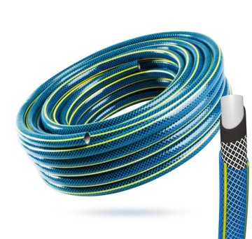 Садовый шланг Bluebos+ 1 дюйм, 24 бар, 30 м, 4 слоя, IMET