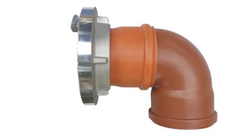 Быстроразъемный соединитель для септика 110 с патрубком ПВХ НОВИНКА