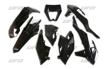 KOMPLET PLASTIKÓW KTM EXC/EXCF 17-19 Z OSŁONĄ LAMP