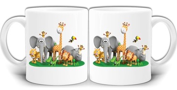 KUBEK ZE ZWIERZĘTAMI DLA DZIECI + PUDEŁKO GW416