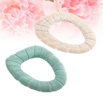 Утепленные накладки на сиденье унитаза 2 шт.