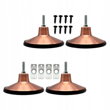 Набор из 4-х больших ножек для бильярдного стола.