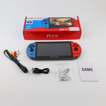 ПОРТАТИВНАЯ КОНСОЛЬ X12plus для 1000+ ИГР РЕТРО 7-ДЮЙМОВЫЙ ЭМУЛЯТОР ТВ-ИГР