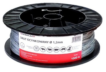 ПРОВОЛОКА ДЛЯ ЗАБОРА PASTUCH СТРОНГ ОЦИНКОВАННАЯ 1000М FI 1.2