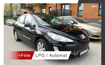 Peugeot 308 I Hatchback 5d 1.6 VTi 120KM 2008 Peugeot 308 Automat SALON PL LPG klima alu gwa...