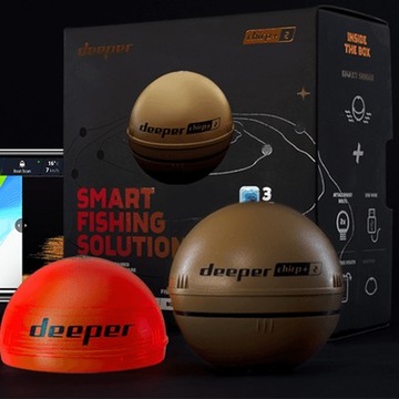 ЭХОЗОНАР DEEPER CHIRP+ 2.0 С WIFI GPS-КРЫШКОЙ.