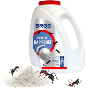 Proszek na mrówki Bros preparat skuteczny 1kg