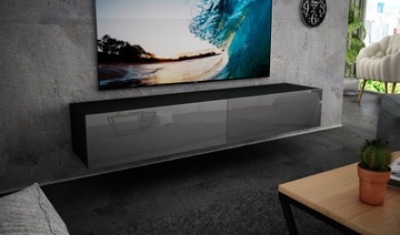 ПОДВЕСНОЙ ШКАФ ПОД ТЕЛЕВИЗОР 200 СМ ГЛЯНЕЦ, РАЗНЫЕ ЦВЕТА!