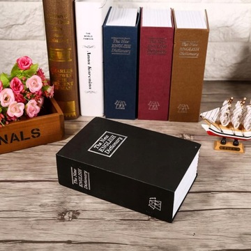 СЕЙФ, МЕТАЛЛИЧЕСКИЙ ЯЩИК, СКРЫТЫЙ В КНИГЕ, БОЛЬШОЙ, 24x15