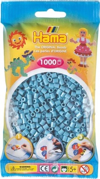 Hama 207-31 - Kolor TURKUSOWY - 1000 koralików