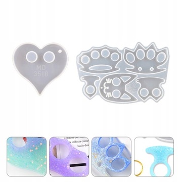 2шт брелок из эпоксидной смолы