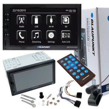 BLAUPUNKT UNIWERSALNE RADIO SAMOCHODOWE 2DIN USB BLUETOOTH AUX MOCNE 4x50W