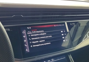 Audi Q8 SUV 3.0 45 TDI 231KM 2024 Audi Q8 Salon Polska Sline zawieszenie pneumatyczne , radary,marix 3.0, zdjęcie 9