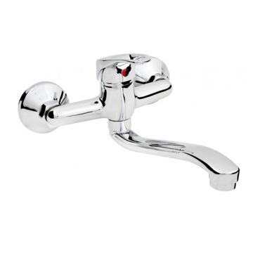 BATERIA ZLEWOZMYWAKOWA ŚCIENNA ATUT CHROM