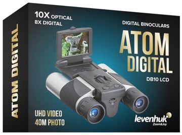 Lornetka Do obserwacji dziennych Levenhuk Atom Digital DB10 LCD