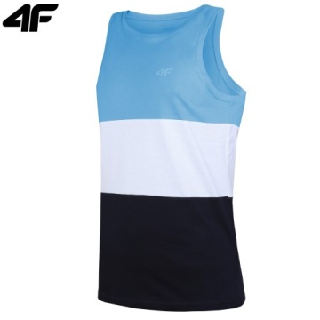 МУЖСКАЯ ФУТБОЛКА 4F КУРТКА БЕЗРУКАВНАЯ ВЕРХ ХЛОПОК SS23M352