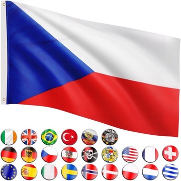 ФЛАГ ЧЕХИИ 120х80 СМ ДЛЯ МАЧТЫ ЧЕХИИ