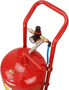 СИФОННАЯ ПЕСОЧНАЯ МАШИНА 19Л МОБИЛЬНАЯ НА КОЛЕСАХ + МАСКА + 16 НАСАДОК - САМАЯ МОЩНАЯ