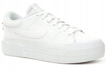 Buty NIKE COURT LEGACY LIFT Damskie białe sneakersy platformy