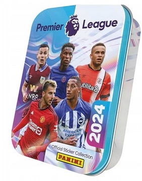 Panini Premier League 2024 Puszka z Naklejkami 10 Saszetki 50 Naklejek