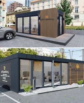 Kontener Pawilon Biurowy - 3m x 6m DOSTĘPNY OD RĘKI