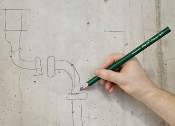 Карандаш для каменщика Pica Pocket Construction + держатель