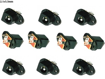 Розетка постоянного тока 2,1/5,5мм тип3 (10шт)