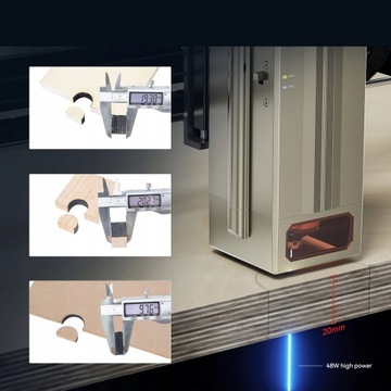 Atomstack S40 PRO Nowa Grawer laserowa 400*400mm 48W DIY PL