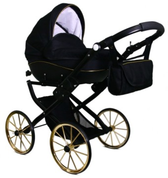 БОЛЬШАЯ ПОЛЬСКАЯ коляска для кукол MAJA RETRO EXL
