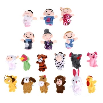 Zabawki dla dorosłych Puzzle Family Finger Puppets 18 szt