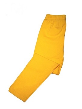 GETRY LEGGINSY DZIECIĘCE BAWEŁNIANE 110 Żółte