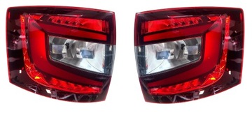2x LED LAMPA TYŁ STOP LEWA PRAWA Kpl SKODA OCTAVIA III (03,2017- ) Kombi