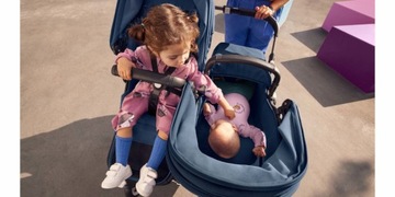 Коляска BUGABOO DONKEY 5 DUO год за годом ЧЕРНАЯ