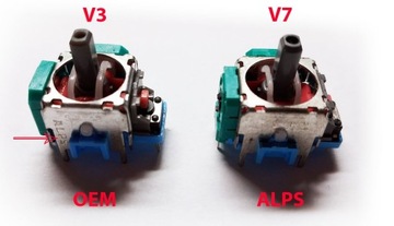 Оригинальный аналоговый планшет V7 3D ALPS Dualshock PS4