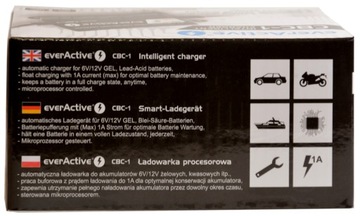 EVERACTIVE CBC-1 6В/12В - автоматическое зарядное устройство 1А