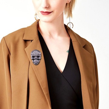 Череп череп муэрте значок булавки булавка