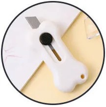 Милый мультяшный кошачий коготь Мини-портативный выдвижной