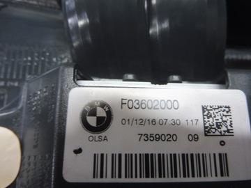 BMW 1 F20 F21 FACELIFT LED SVĚTLO ZADNÍ W KRYT PRAVÁ 7359020