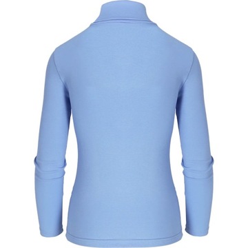 Golf Damski Cienki Elastyczny Sweter błękit XL