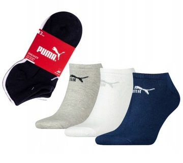 Stopki Puma 3-pack r. 39/42 mix