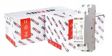 МОДУЛЬНЫЙ КОНТАКТОР 25-20 24В 20А 25А 1П 2НО 1-ФАЗНЫЙ