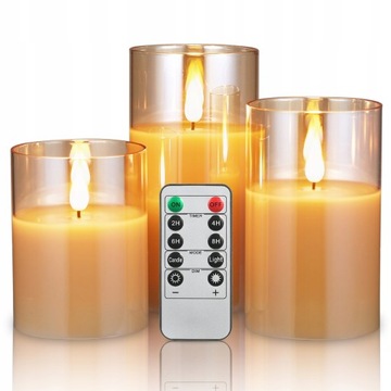 ŚWIECE LED ,5 poziomów jasności,Funkcja timera