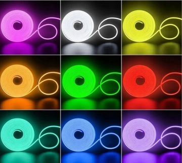 НЕОНОВАЯ СВЕТОДИОДНАЯ ЛЕНТА 5M 5050 RGB WIFI ПРИЛОЖЕНИЕ TUYA ПУЛЬТ ДИСТАНЦИОННОГО УПРАВЛЕНИЯ ВОДОНЕПРОНИЦАЕМАЯ ЛЕНТА 12V