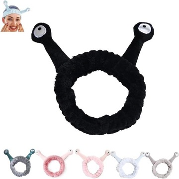 Повязка на голову в виде улитки, повязка на голову для макияжа в виде улитки, пушистая повязка на голову в виде улитки