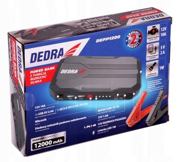 POWERBAND с удовольствием. ЗАПУСК Dedra DEPP1200 12000мАч