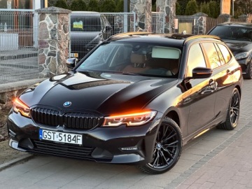 BMW Seria 3 G20-G21 Touring 2.0 320d 190KM 2021 BMW 3er G21 190 KM Automat SportLine Shadow Line / Virtual / BEZWYPADKOWY, zdjęcie 29