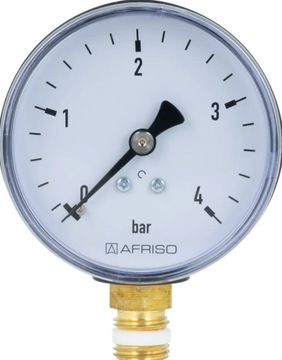 MANOMETR GRZEWCZY RF63 1/4'' 0-4 BAR RAD. AFRISO